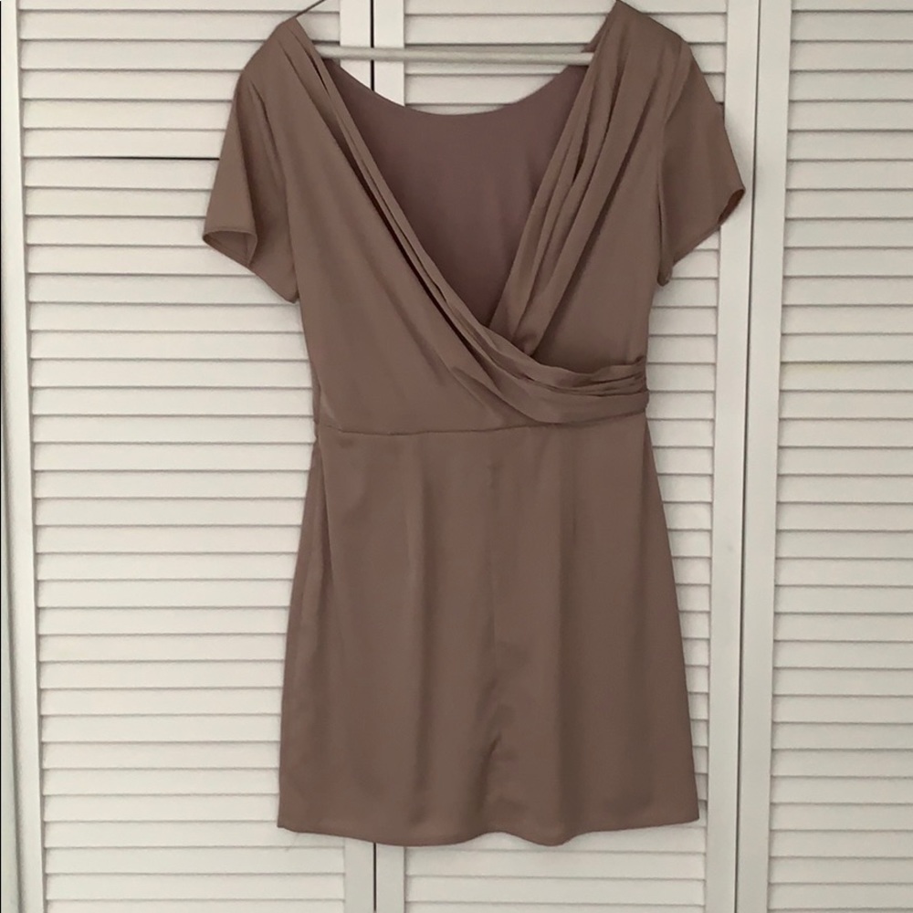 Mini dress. Cute backless dress